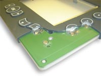 exposed keypad assembly