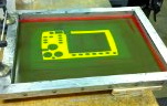 screen printing molded silicone